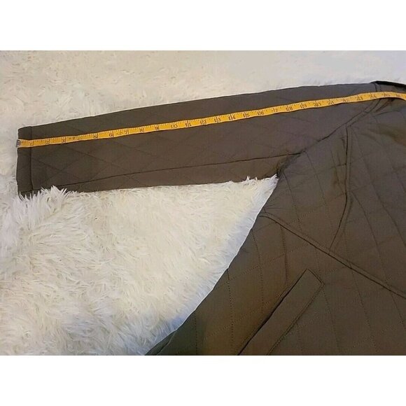 NWT Tommy Hilfiger Medium Womens Quilted Jacket Olive Juniper Green Item 1699187 - Picture 12 of 13